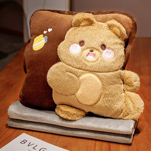 Новинка <span class=keywords><strong>3</strong></span> в 1 Одеяло Подушка для рук с одеялом плюшевая игрушка - Product Image 6