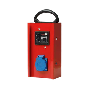 Caja Eléctrica Metálica para Exteriores de 1 Vía, 3 Pines, 10A, Enchufe Impermeable con Dispositivo de Corriente Residual, Caja de Enchufes Portátil - Product Image 1