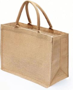 Bolsa de Yute de Alta Calidad para Compras, con Asa Gruesa y Resistente, de Fábrica - Product Image 1