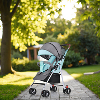 Poussette Bébé Pliable de Voyage Portable Légère Allemande, Poussette 3-en-1