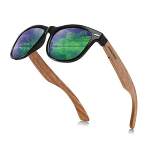 AMEXI Wooden sunglasses polarization Men and women fashion sunglasses wholesale Driving glasses