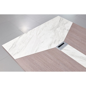Table <span class=keywords><strong>de</strong></span> conférence en bois massif <span class=keywords><strong>de</strong></span> <span class=keywords><strong>luxe</strong></span> moderne pour bureau commercial hôtel prix d'usine <span class=keywords><strong>de</strong></span> haute qualité pour réunions et conférences - Product Image 4