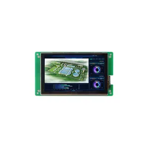 IOT layar tipe tampilan dalam ruangan LCD kecil 800*480 5 inci untuk mesin penjual otomatis