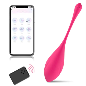 Jouets sexuels sans fil Delove pour femmes, télécommande, vibration du plancher pelvien, simulateur de clitoris pour masturbateurs en forme d'œuf - Product Image 1