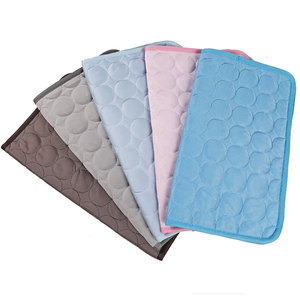 Cooling Pet <b>Dog</b> Mat Rectangle Solid Textile Summer Ice Pad for <b>Dogs</b> Breathable Washable Sleeping Pad - Product Image 2