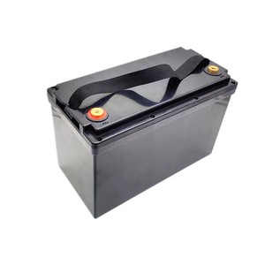 Caja de Batería de Plástico de 12V 100AH con Fijación por Tornillos, Directo de Fábrica para Energía de Respaldo de RV y Estación Base Solar Exterior, 332x172x215mm - Product Image 1