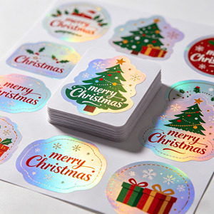 Pegatinas Holográficas <span class=keywords><strong>de</strong></span> Vinilo con Impresión Personalizada, Adhesivas, Impermeables, <span class=keywords><strong>de</strong></span> PVC, con Diseño <span class=keywords><strong>de</strong></span> Logotipo <span class=keywords><strong>de</strong></span> Empresa, Pegatinas Troqueladas - Product Image 3