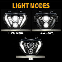 Phare de moto pour Yamaha FZ09 MT09 2014-2016 Système d'éclairage Phare avant à LED pour Yamaha MT07 2018 2019 Accessoires