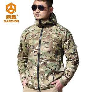 Người bảo vệ ngoài trời chiến thuật Áo Khoác Nam ba-trong-một tấn công phù hợp với Windproof và không thấm nước mùa xuân mùa thu Áo mặc kháng - Product Image 1