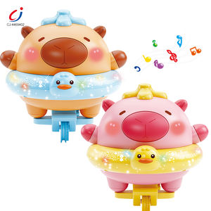 Juguete eléctrico de equilibrio de caída Chengji, novedad, Educación Temprana, lindo carpincho, música, monociclo giratorio vertical, juguete para caminar en la cuerda floja - Product Image 1