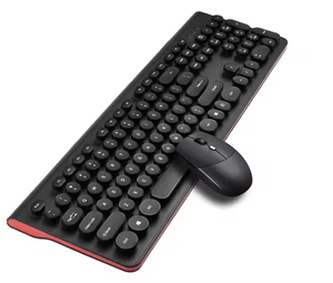 Clavier et souris filaires ultra-minces personnalisés, nouvelle interface USB, compatibilité <span class=keywords><strong>PC</strong></span>, bureau à domicile, téléphone - Product Image 2