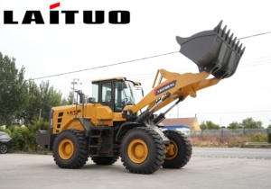 Trang trại nông nghiệp giá rẻ 4 5 6ton mini loader ổ đĩa bốn bánh thủy lực đa chức năng Loader cho bán - Product Image 6