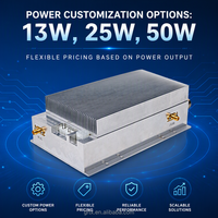 Module amplificateur de signal télécommandé haute puissance 1920-1965 MHz 13W/25W/50W, amplificateur de communication personnalisé, boîtier en aluminium