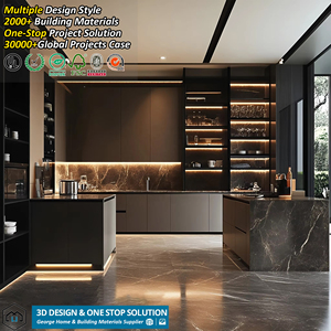 Gabinetes <span class=keywords><strong>de</strong></span> <span class=keywords><strong>Cocina</strong></span> Modernos <span class=keywords><strong>de</strong></span> <span class=keywords><strong>Madera</strong></span>, Duraderos y <span class=keywords><strong>de</strong></span> Lujo, Gabinetes <span class=keywords><strong>de</strong></span> <span class=keywords><strong>Cocina</strong></span> Negros con Encimeras - Product Image 2