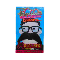 Murah Mo Vember Wajah Terkenal Besar Warna Hitam Lucu HPC-0347 Kumis Palsu