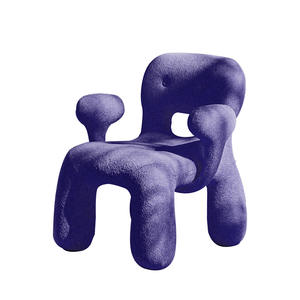 เก้าอี้โซฟาเดี่ยวดีไซน์นอร์ดิก โครงสร้างนุ่มสบาย เก้าอี้ห้องนั่งเล่นทันสมัย - Product Image 4