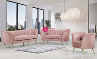 Canapé d'amour en velours de luxe fantaisie Yicheng Beauty en gros pour la mariée et le marié, réception d'hôtel moderne, salon, événements, utilisation de mariage