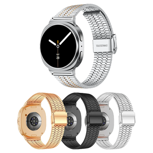 สายนาฬิกาข้อมือสแตนเลสสตีลสุดหรู รุ่น Ultra 2025 ปรับได้ สำหรับ Samsung Galaxy Watch 8 8 Classic 40 มม. 44 มม. 47 มม. - Product Image 1