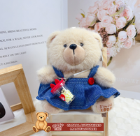 Teddy ISLAND, autorisation mondiale, peluche de 14 à 17 cm avec jupe, design personnalisable, emballage OPP, vente en gros