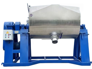 Nouveau mélangeur de rubans automatique robuste en acier inoxydable avec moteur DC et boîte de vitesses à roulements pour la production industrielle de peinture à haute productivité - Product Image 1