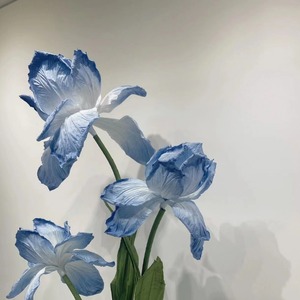 Gros Artificiel Fait Main Grand Stand Bouquet <span class=keywords><strong>Iris</strong></span> Géant Fleur pour la Décoration de Fête - Product Image 2