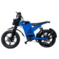 Vélo électrique tout-terrain 500W 20*4.0 avec pneus larges, 48V16Ah, 7 vitesses, capacité de charge 150KG, vélo électrique tout-terrain