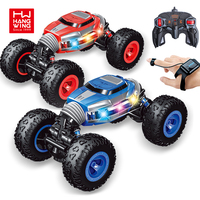 Voitures télécommandées HW TOYS 1:16, jouet pour enfants, contrôle gestuel, contrôle manuel, voiture RC acrobatique, voiture à grande vitesse, véhicule d'escalade