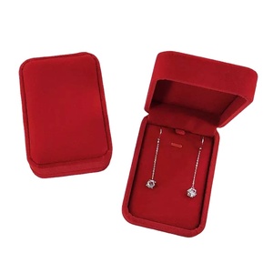 <span class=keywords><strong>Caja</strong></span> de Joyería de <span class=keywords><strong>Terciopelo</strong></span> Rojo de Lujo al por Mayor, <span class=keywords><strong>Caja</strong></span> de Embalaje de <span class=keywords><strong>Terciopelo</strong></span> para Anillos, Pendientes, Collares y Pulseras - Product Image 4