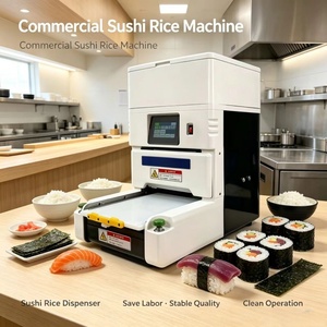 Machine à étaler le riz à <span class=keywords><strong>sushi</strong></span> électrique automatique en acier inoxydable 304, vitesse réglable, haute productivité pour la production de <span class=keywords><strong>sushi</strong></span> en grande quantité - Product Image 2