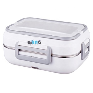 Fashion Car & Home Lunchbox riscaldato scaldavivande facile da trasportare Bento scatola da pranzo elettrica multifunzionale in acciaio inossidabile 304 da 1,5 litri