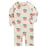 Maillot de bain pour bébé une pièce à manches longues et séchage rapide pour les petits enfants Natation Plage Surf Printemps Waterfun