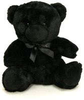 Ours en peluche noir animal en peluche personnalisé ours en peluche logo