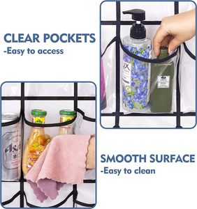 28 Large Clear Over the <strong>Door</strong> <strong>Shoe</strong> <strong>Rack</strong> with Crystal Pockets Hanging <strong>Shoe</strong> Organizer Storage <strong>Shoe</strong> Holder for Closet Hanger - Product Image 4