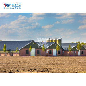 Thép trang trại nhà kho prefab tòa nhà ASTM nhiệm vụ nặng nề hàn rõ ràng Khoảng đổ chi phí xây dựng cho mỗi mét vuông - Product Image 1