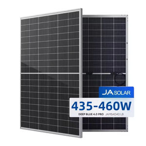 แผงโซลาร์เซลล์ JA High Efficiency Bifacial แบบกระจกสองชั้น 550w แบบ Half Cell โมโนคริสตัลไลน์ซิลิคอน - Product Image 1