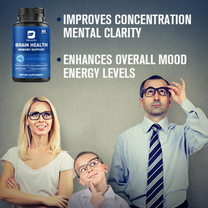 Etichetta privata 60 pz capsula per la salute del cervello Multi vitamina complesso capsula di memoria e supporto allo Stress integratore alimentare - Product Image 5