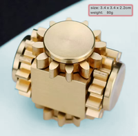Jouet anti-stress en laiton, cube magique de précision, gyroscope du bout des doigts, gadget de remise en forme et de réduction du stress