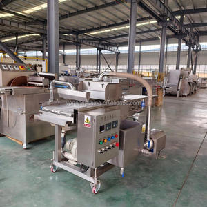 Small <b>Mini</b> Production Chocolate Melting Melter Enorber Enrobing Coating Cereal Baes Snack Nougat Machine With <b>Cooler</b> Tunnel - Product Image 6