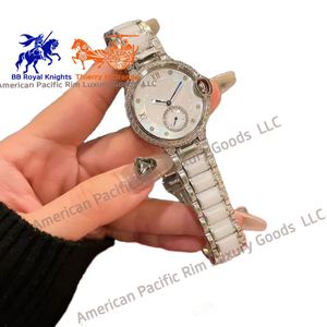 Orologio da <span class=keywords><strong>Donna</strong></span> con Quadrante Rotondo e Diamanti, Bracciale in <span class=keywords><strong>Acciaio</strong></span> Inossidabile Bicolore, Orologio da Polso Elegante Stile Cartieres - Product Image 4