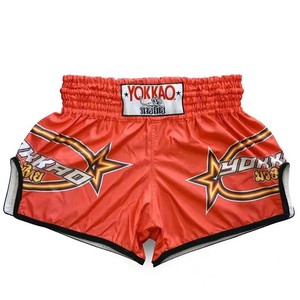 Pantaloncini da Boxe Tailandese di Tendenza 2025 per Allenamento di <span class=keywords><strong>Muay</strong></span> <span class=keywords><strong>Thai</strong></span> e MMA con Logo Frontale per Arti Marziali e Allenamento Sportivo - Product Image 4