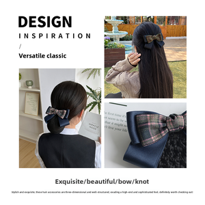 Filet à cheveux professionnel pour femme avec nœud <span class=keywords><strong>et</strong></span> motif floral, style japonais <span class=keywords><strong>et</strong></span> coréen, antidérapant, pour infirmières, personnel hôtelier <span class=keywords><strong>et</strong></span> hôtesses de l'air - Product Image 3