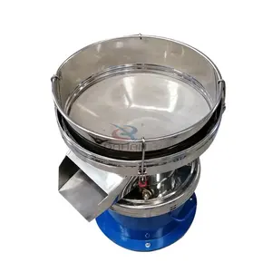 304 Stainless Steel 300mm Vibrating Sieve Vibrating Sifter Machine Vibration Sieve Electric Sieve Powder Wood Flour