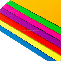 70-250gsm A3 A4 45 couleurs assorties couleurs blanches pâte de bois noir couleur papier pliant papier carton de couleur pour l'artisanat