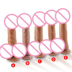 Fabrieksprijs Grote Maat Paar Zachte Echte Penis Seksspeeltjes Realistische Siliconen Dildo Voor Volwassen Mannen Vrouw - Product Image 1