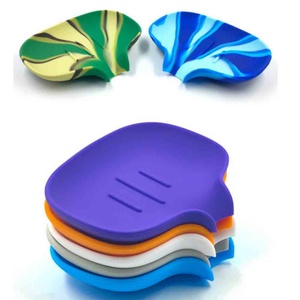 14.5x 11cm Sink Caddy Organizer for Self Draining Soap Dish Self Draining Waterfall Drying Tray Silicone Soap Dish for Bar - Product Image 4