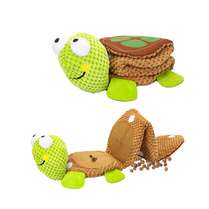 Juguete de Peluche Interactivo para Perros, Tortuga Hecha a Mano, de Alta Calidad, Personalizable con Logotipo, Material de Poliéster, Venta al Por Mayor - Product Image 2