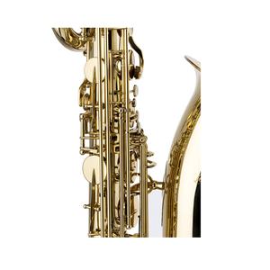 Saxofón Barítono Profesional OEM SEASOUND Tono Eb con Laca Dorada y Estuche Impermeable de Alta Calidad JYBS104 - Product Image 5