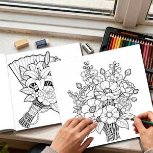 <span class=keywords><strong>Libros</strong></span> para Colorear Personalizados, Venta Directa de Fábrica, Impresión de <span class=keywords><strong>Libros</strong></span> para Colorear, Cuadernos de Dibujo con Páginas Personalizadas para Niños y Adultos - Product Image 2