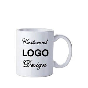 Tasse à café en céramique personnalisée, mug à thé en porcelaine fine avec grès, Taza pour Noël, tasses à logo en céramique - Product Image 1