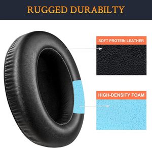 <strong>WH</strong> <strong>XB910N</strong> Earpads Cushions Replacement for <strong>Sony</strong> <strong>WH</strong>-XB910 <strong>XB910N</strong> Earpad Soft Protein Leather <strong>Ear</strong> <strong>Pads</strong> - Product Image 5